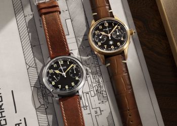 128506 萬寶龍1858系列單按把計時腕錶Origin限量款100，復刻1930年代19 09CH機芯的軍用單按把計時腕錶