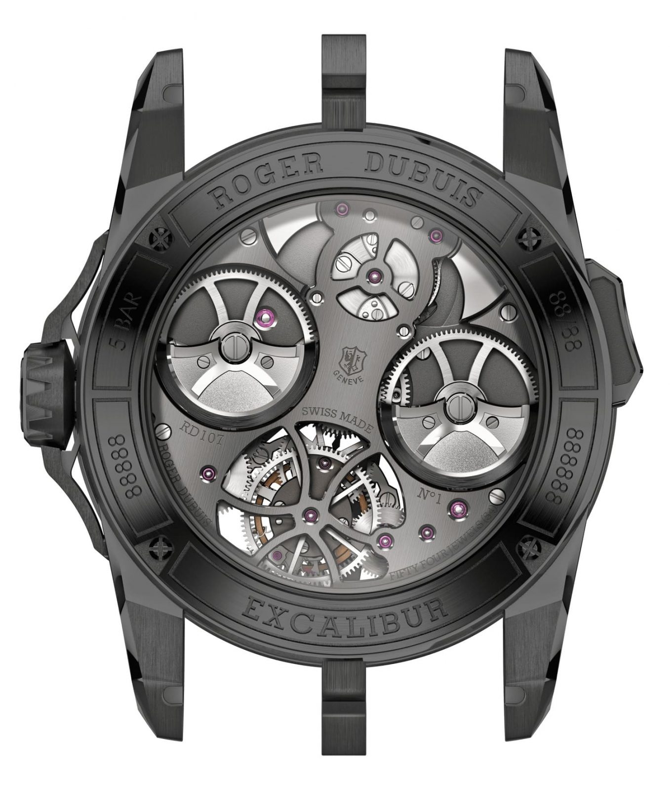 DBEX0841 DBEX0840 Excalibur Diabolus in Machina鈦合金三問飛行陀飛輪腕錶，價值新台幣17715000元 4 1 1