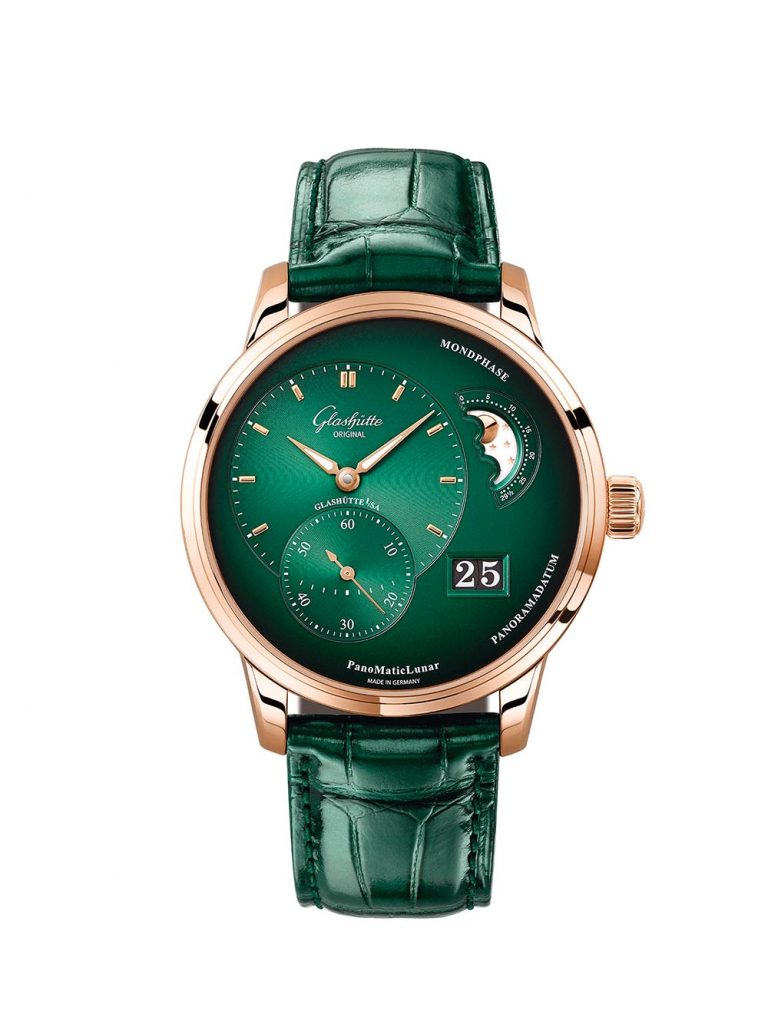 Glashtte Original 1 90 02 23 35 30 PML RG Green Front rgb 15cm