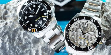 TAG Heuer Aquaracer Professional 300米自動腕錶 左42毫米錶徑 參考編號WBP201A.BA0632 建議售價NT99300 右42毫米錶徑 參考編號WBP201C.BA0632 建議售價NT99300 腕錶情境圖