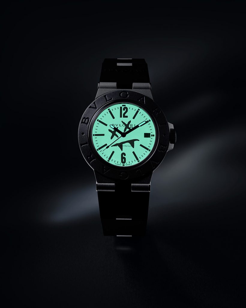 103539 BVLGARI BVLGARI ALUMINIUM STEVE AOKI 特別版腕錶 參考售價：約新台幣94500元 情境圖1