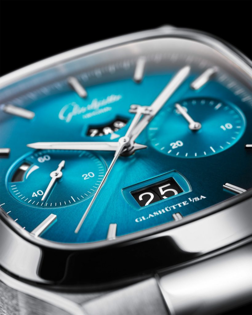 Glashtte Original 1 37 02 06 02 35 Seventies Chrono PD turquoise Detail2 25cm RGB
