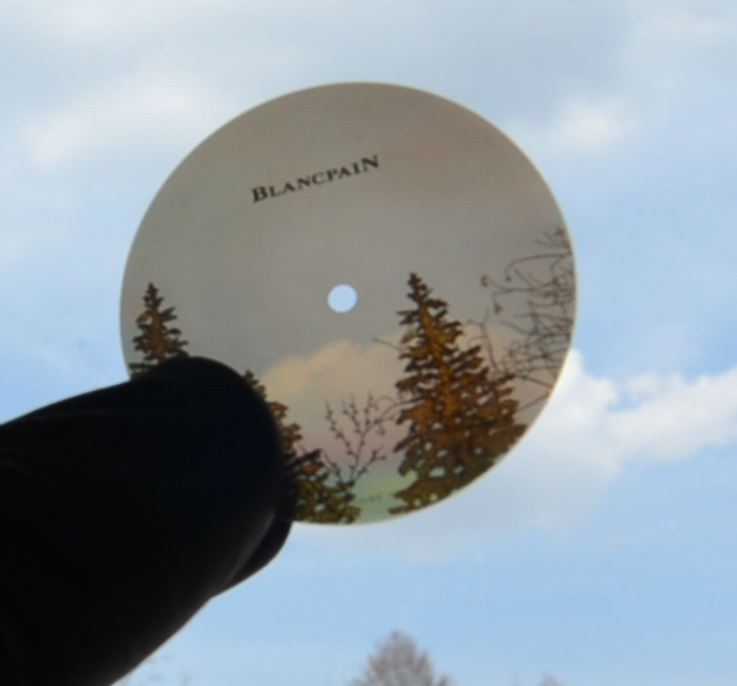 BLANCPAIN珍珠母貝剪影浮雕工藝 Le Brassus沿途風光