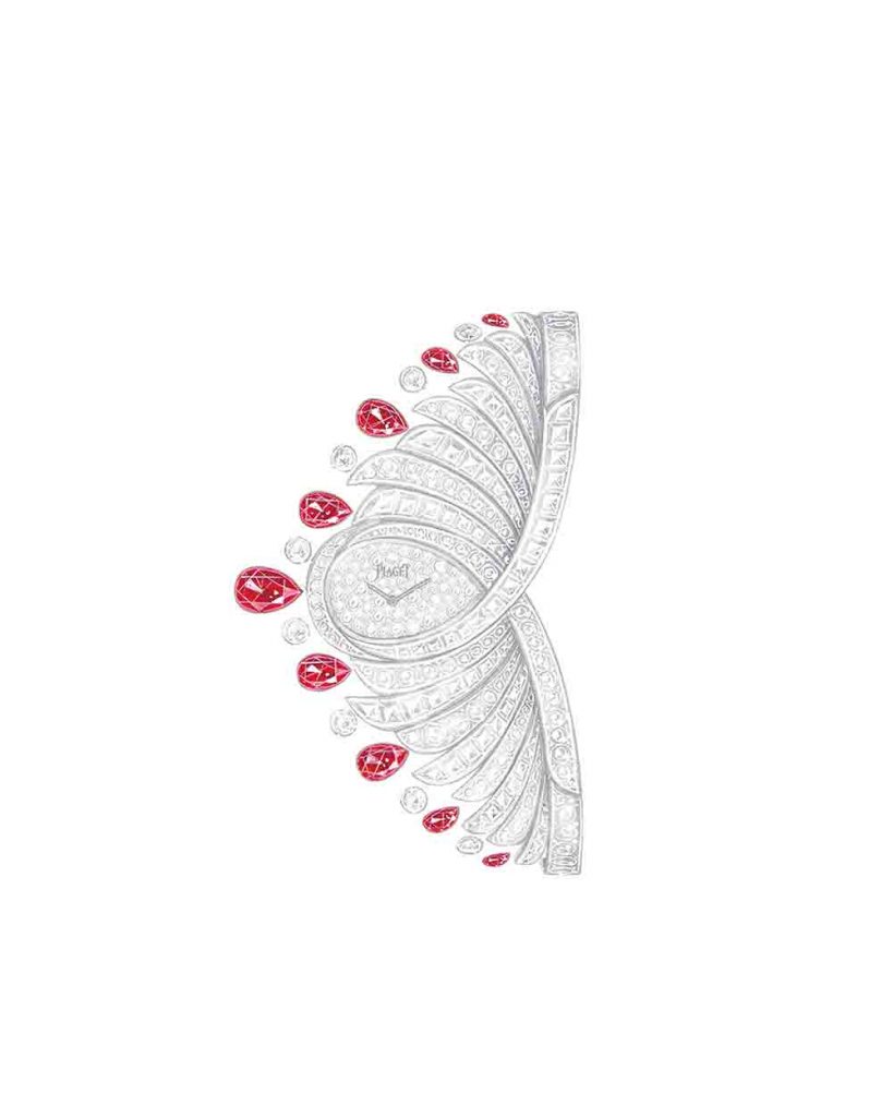PIAGET Extraordinary Light 系列〈熾熱之夜〉紅寶石頂級珠寶腕錶 G0A46200 819x1024 1