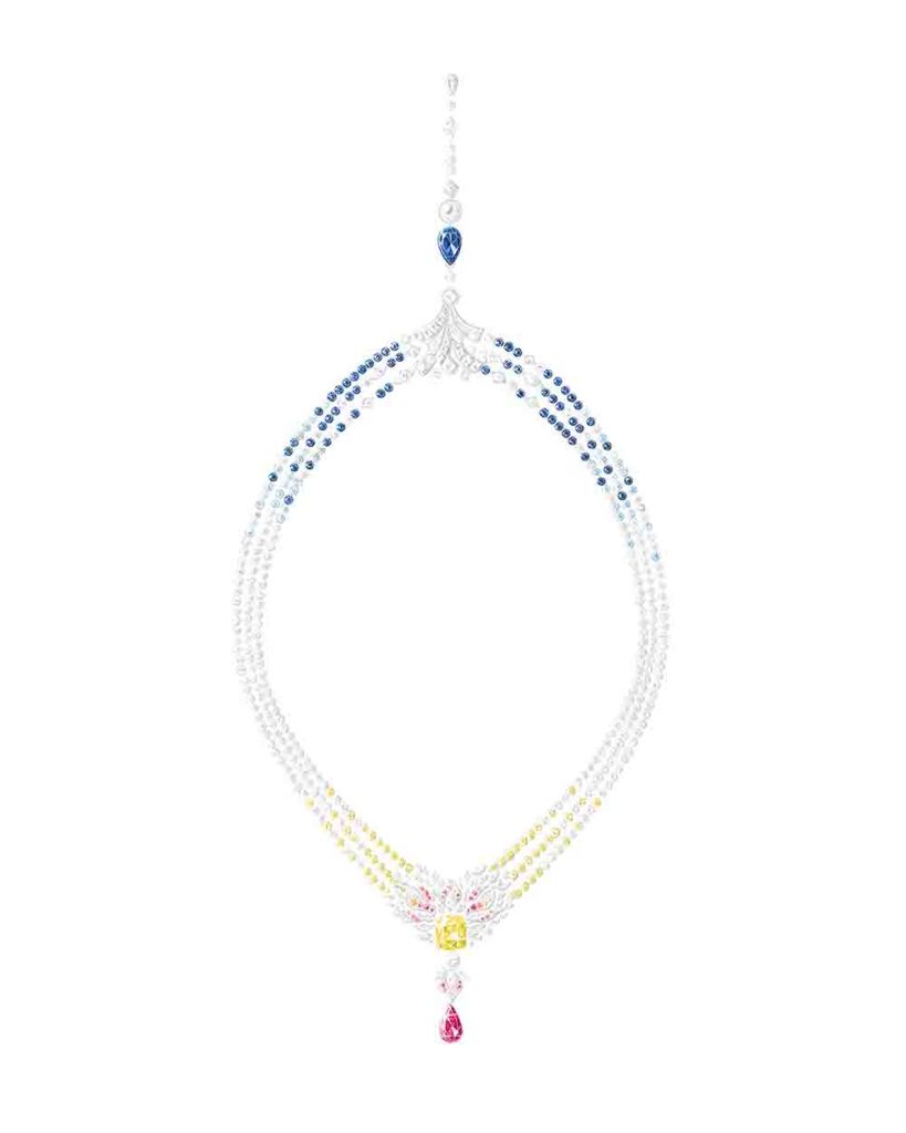 PIAGET Extraordinary Light 系列〈非凡光景〉彩色寶石頂級珠寶項鍊 G37R4200 2 819x1024 1