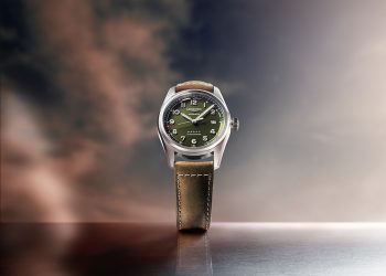 形象圖 Longines 浪琴表 Spirit 先行者系列綠色面盤腕錶L3.810.4.03.2 建議售價69200 2