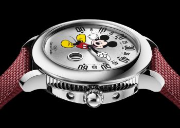 103613 BVLGARI GERALD GENTA ARENA RETRO 微笑米老鼠腕錶6