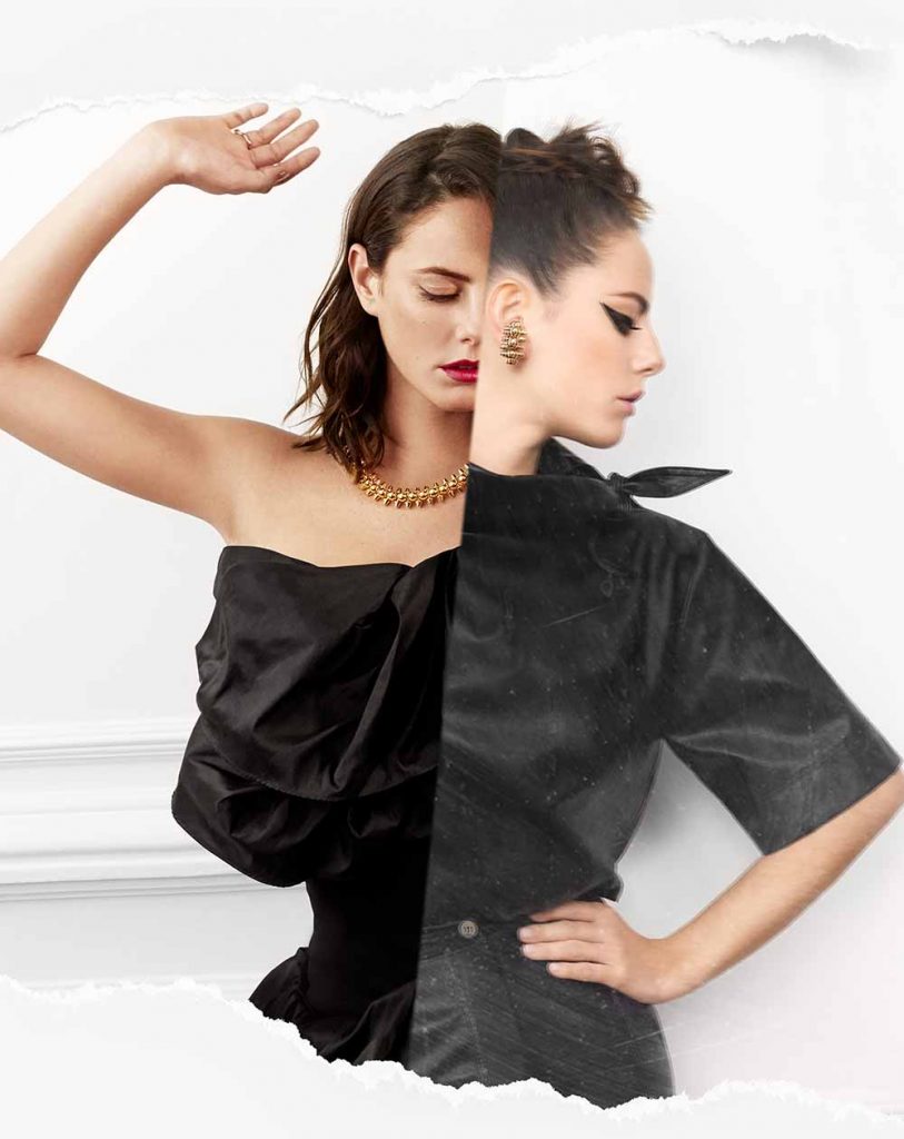 6 CARTIER KAYA SCODELARIO CLASH DE CARTIER COLLAGE