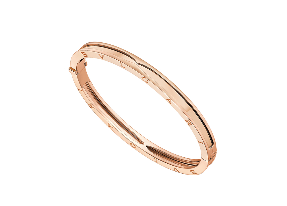 BVLGARI B.zero1系列玫瑰金手環 參考售價：約新台幣206100元350944