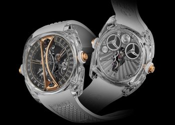 Klepcys Vertical Tourbillon Sapphire composite insta