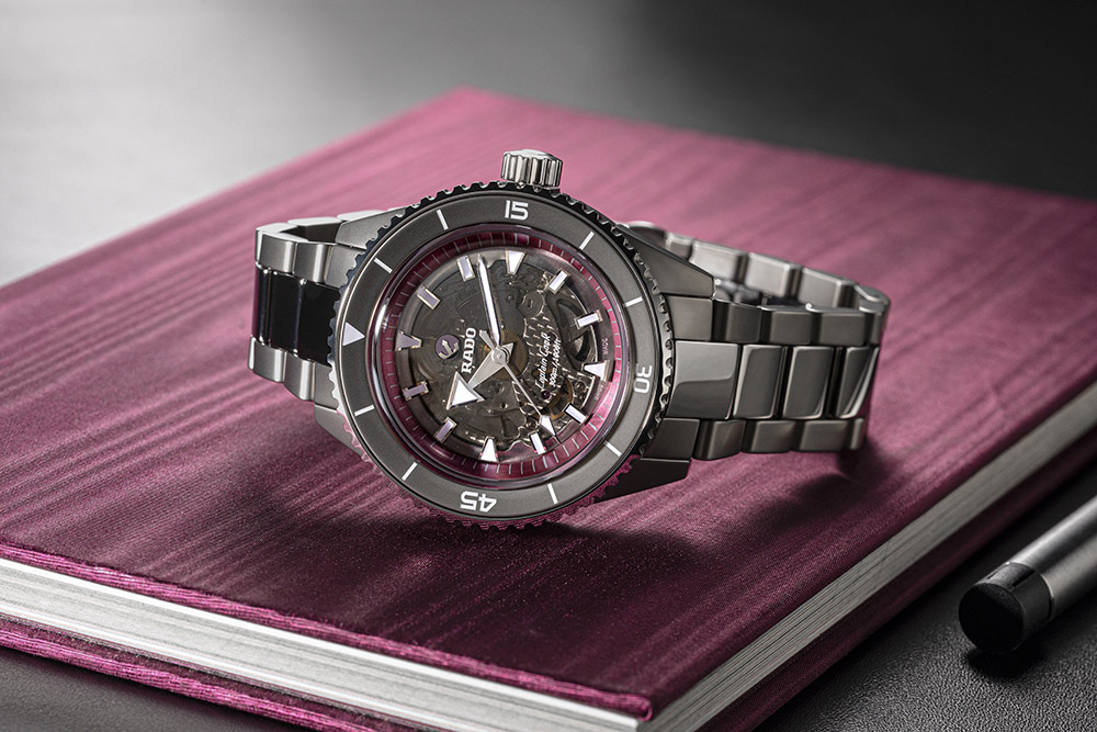 瑞士雷達表Captain Cook庫克船長高科技陶瓷鏤空The Pink Dial Project特別版腕錶 R32128102 形象照1