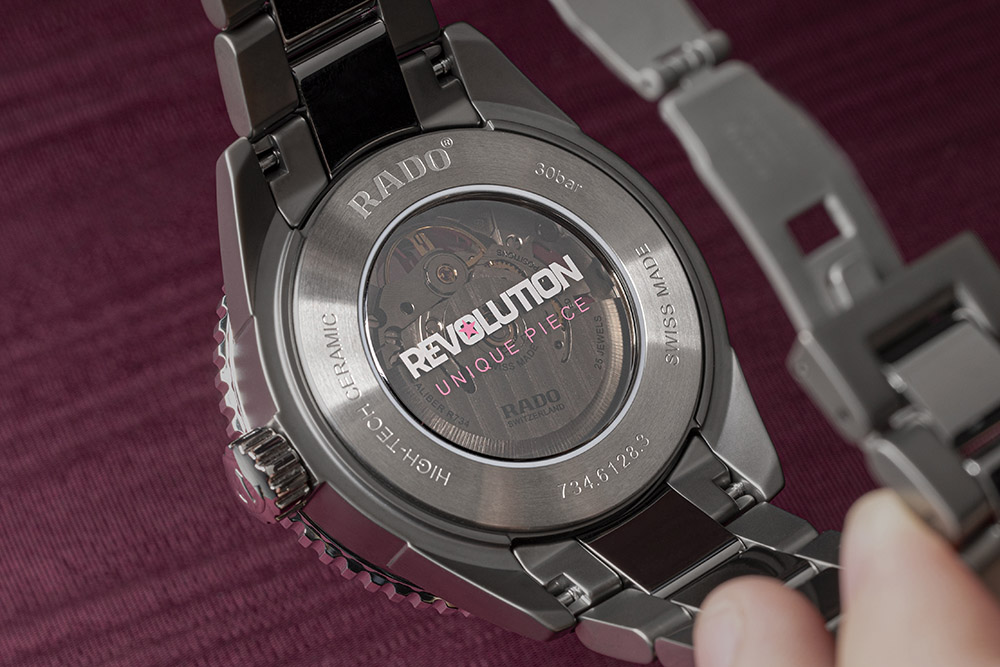 瑞士雷達表Captain Cook庫克船長高科技陶瓷鏤空The Pink Dial Project特別版腕錶 R32128102形象照3