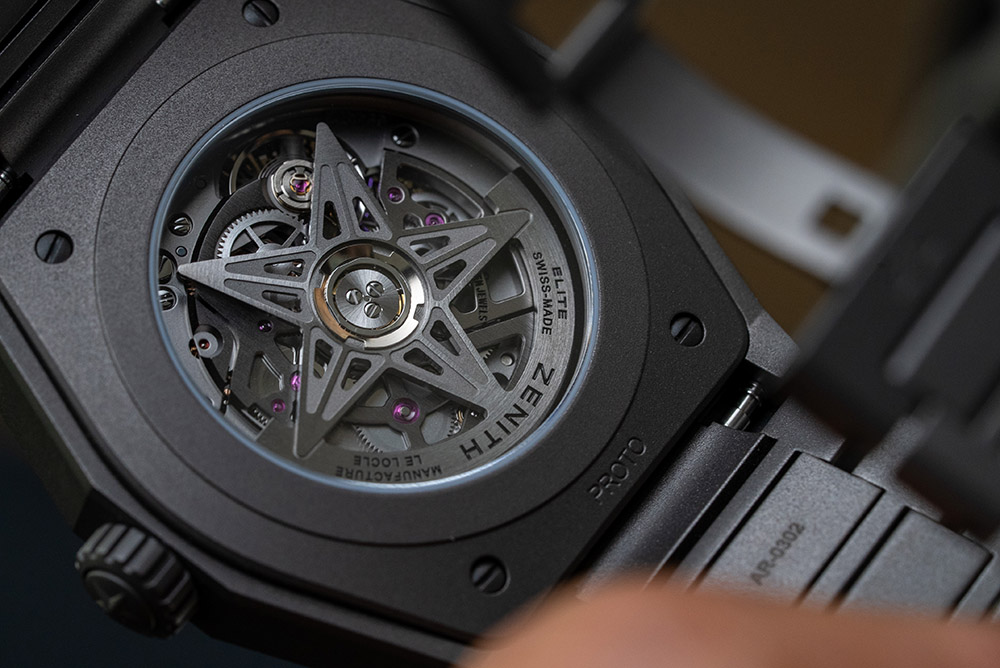 ZENITH DEFY CLASSIC TT BACK CASE