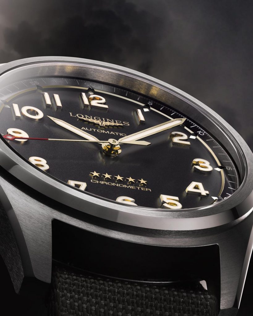 形象圖Longines 浪琴表 Spirit 先行者系列鈦金屬Nato 錶帶腕錶L3.811.1.53.2， 42mm建議售價NT899003