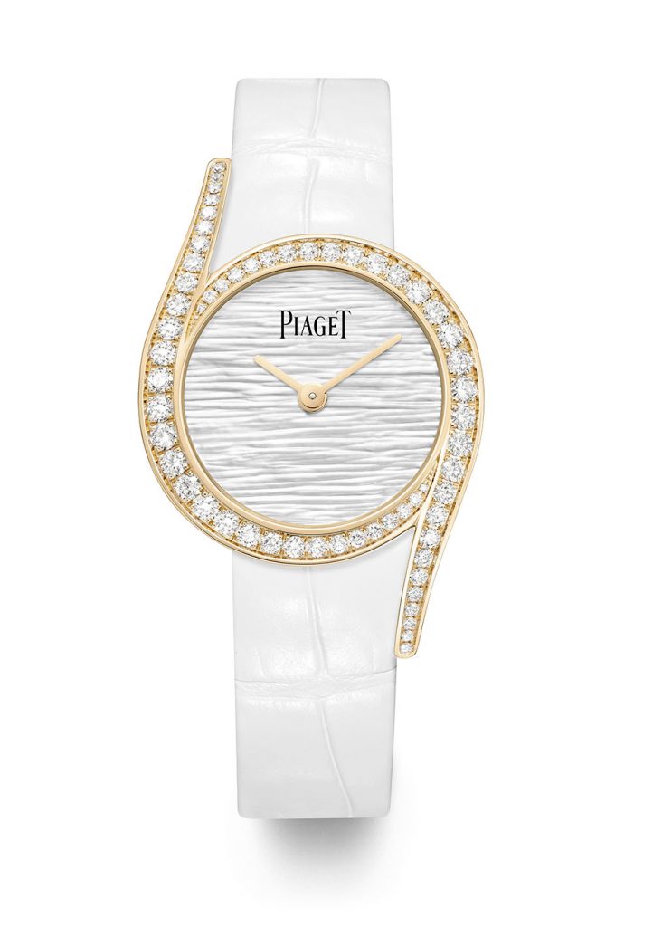 PIAGET Limelight Gala系列18K玫瑰金鑲鑽珠寶腕錶，建議售價NT750000 G0A46151