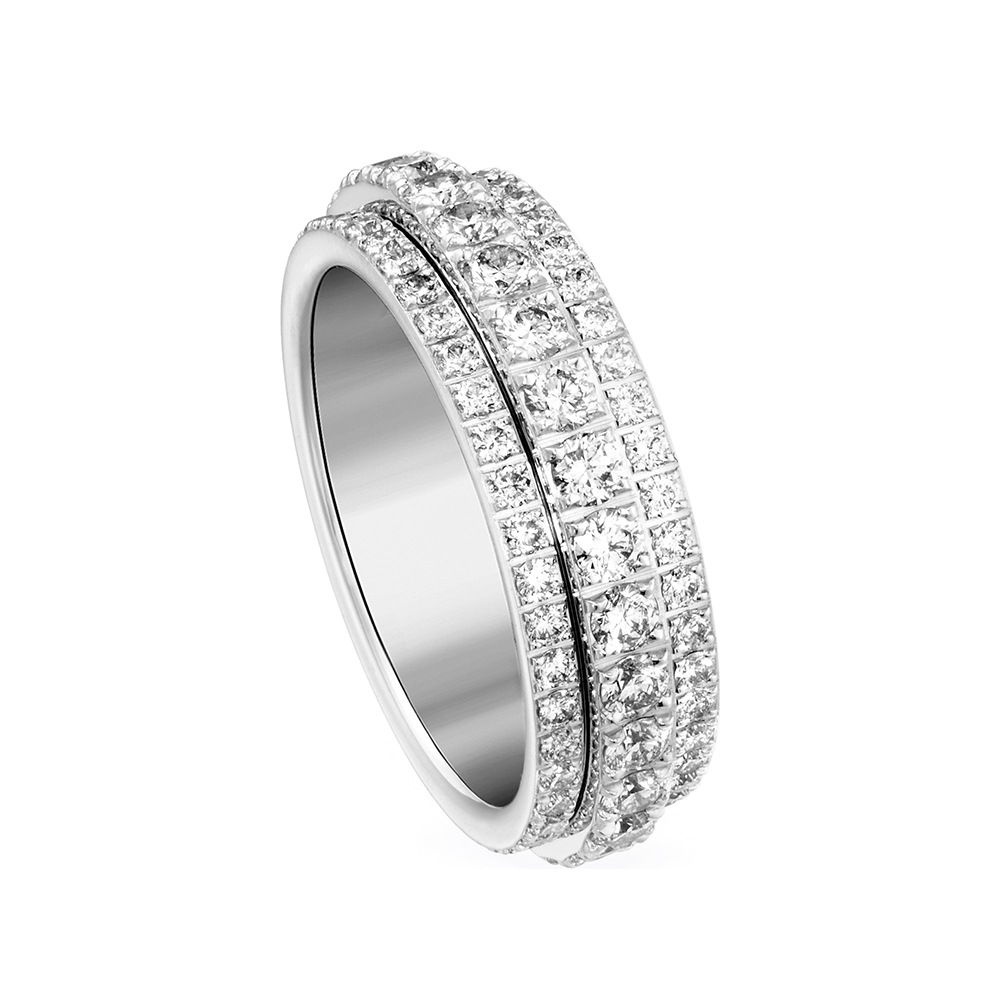 PIAGET Possession系列18K白金鑽石戒指，建議售價NT464000 G34PZ500