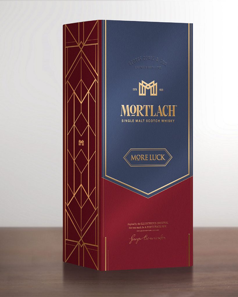 【參考圖片】MORTLACH慕赫16年單一麥芽威士忌年節限定質感包裝外盒圖，建議售價NT2900
