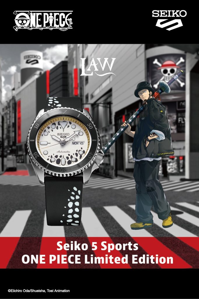 面盤及錶帶以羅帽子上的斑紋為設計圖騰，彰顯他霸氣的存在。SRPH63K1 NT 14500