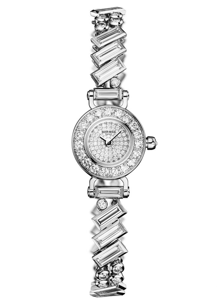 價格NT3013900 Faubourg Polka 珠寶腕錶 Gemset WG Baguette Cut Diamonds copyright Eastimage