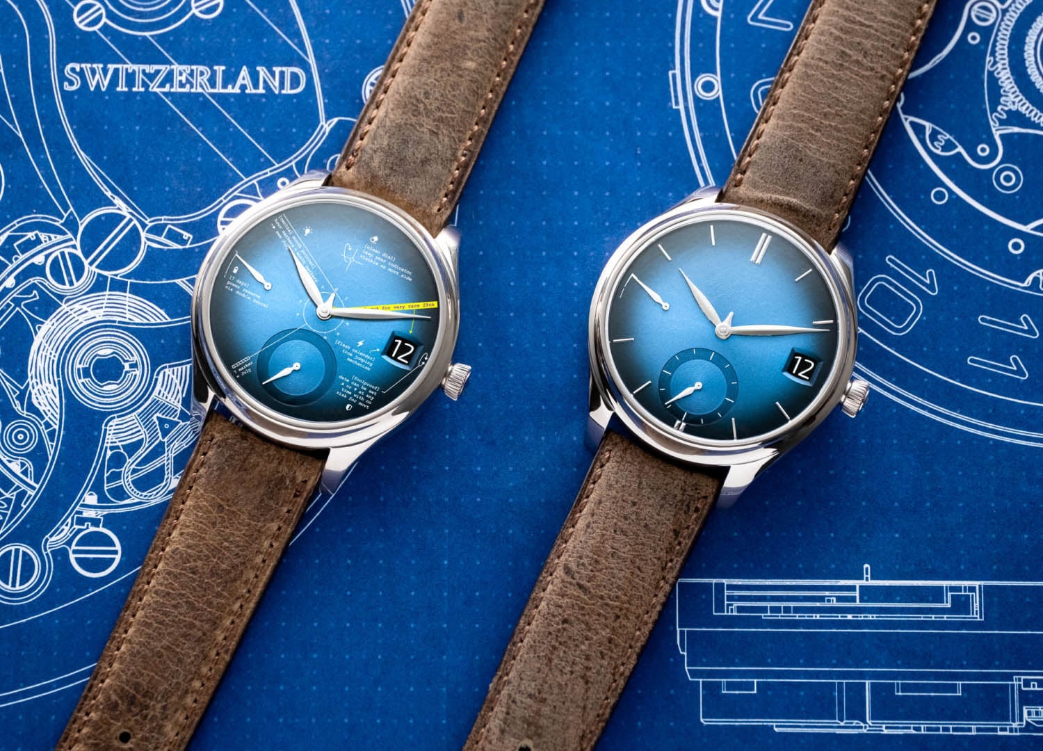 Endeavour Perpetual Calendar Funky Blue and Endeavour Perpetual Calendar Tutorial 2