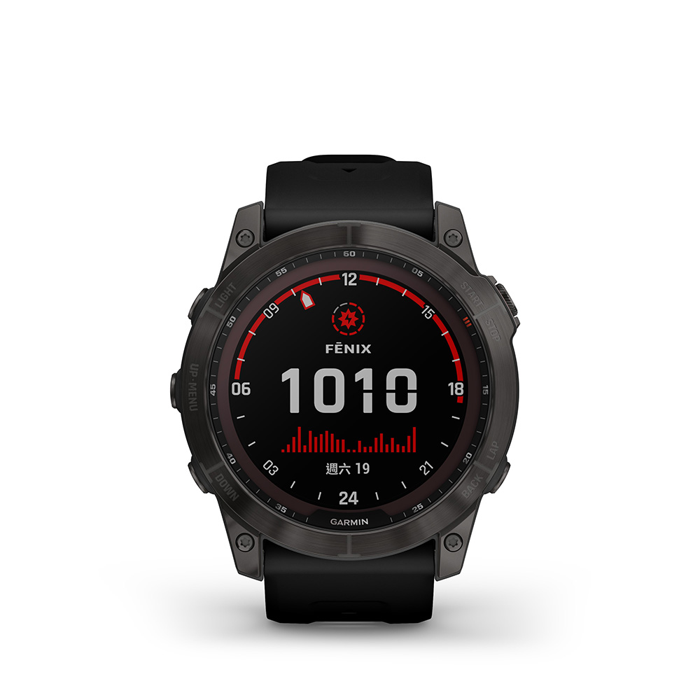 Garmin「fenix 7X戶外進階複合式運動GPS腕錶」石墨灰