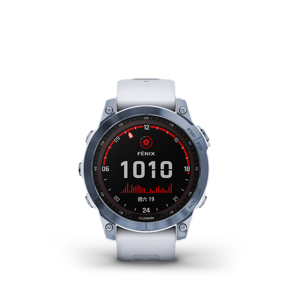 Garmin「fenix 7戶外進階複合式運動GPS腕錶」礦石藍 1