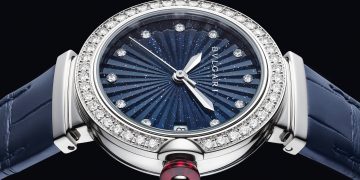 103620 LVCEA INTARSIO AVENTURINE 砂金石面盤精鋼鑲鑽腕錶 參考售價：約新台幣329000元