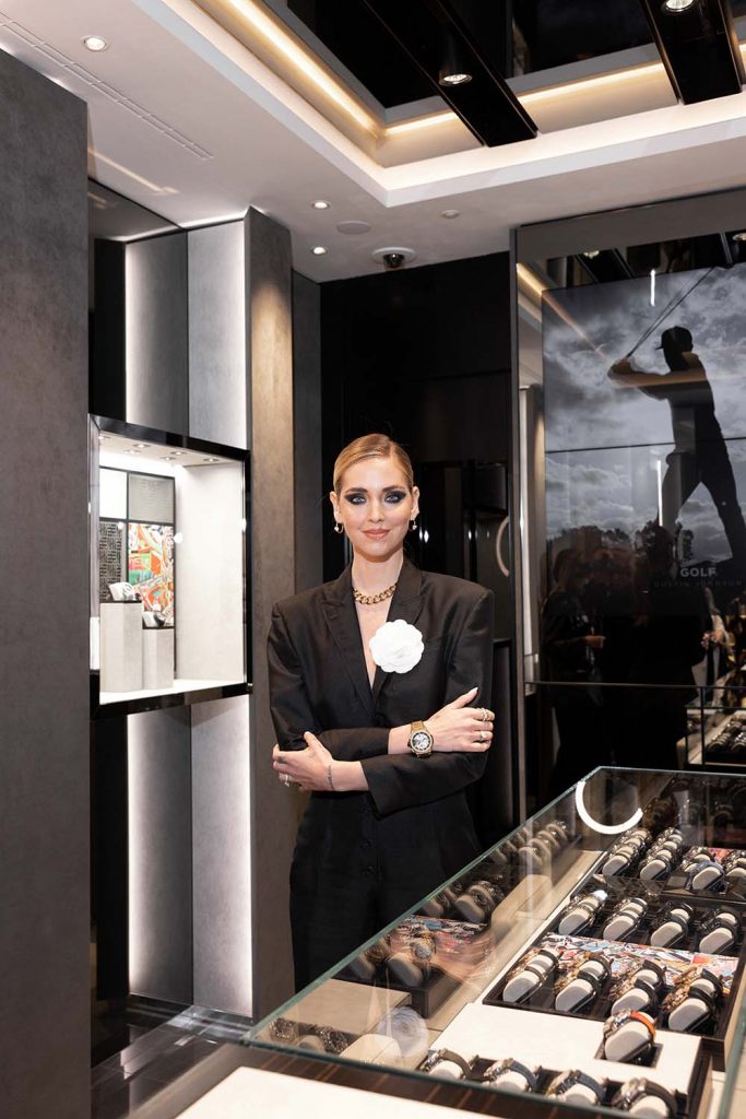 Chiara Ferragni 出席米蘭店開幕活動