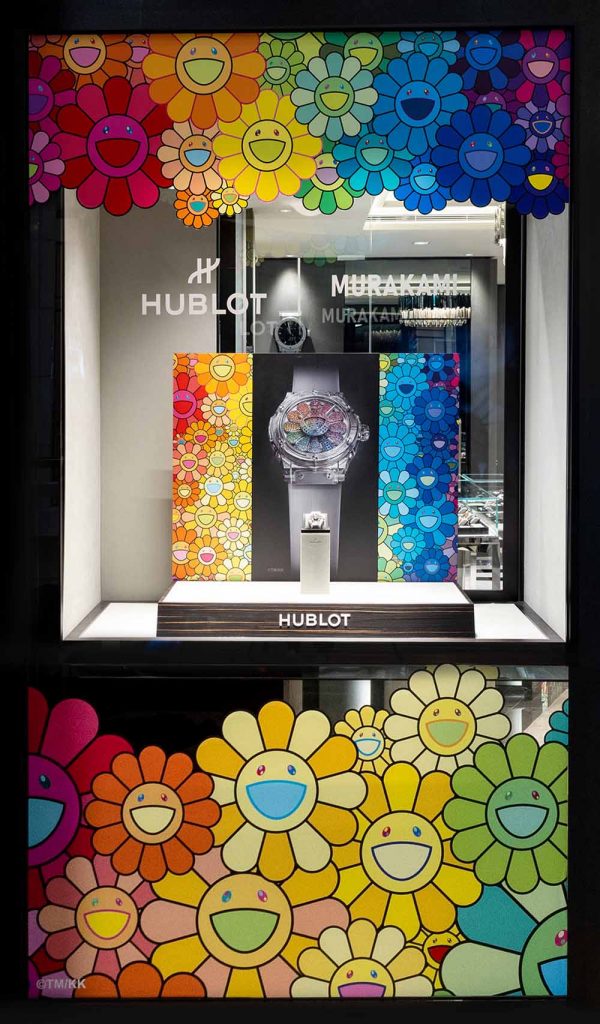 宇舶台北專賣店展出全台唯一經典融合系列村上隆藍寶石彩虹腕錶2 4