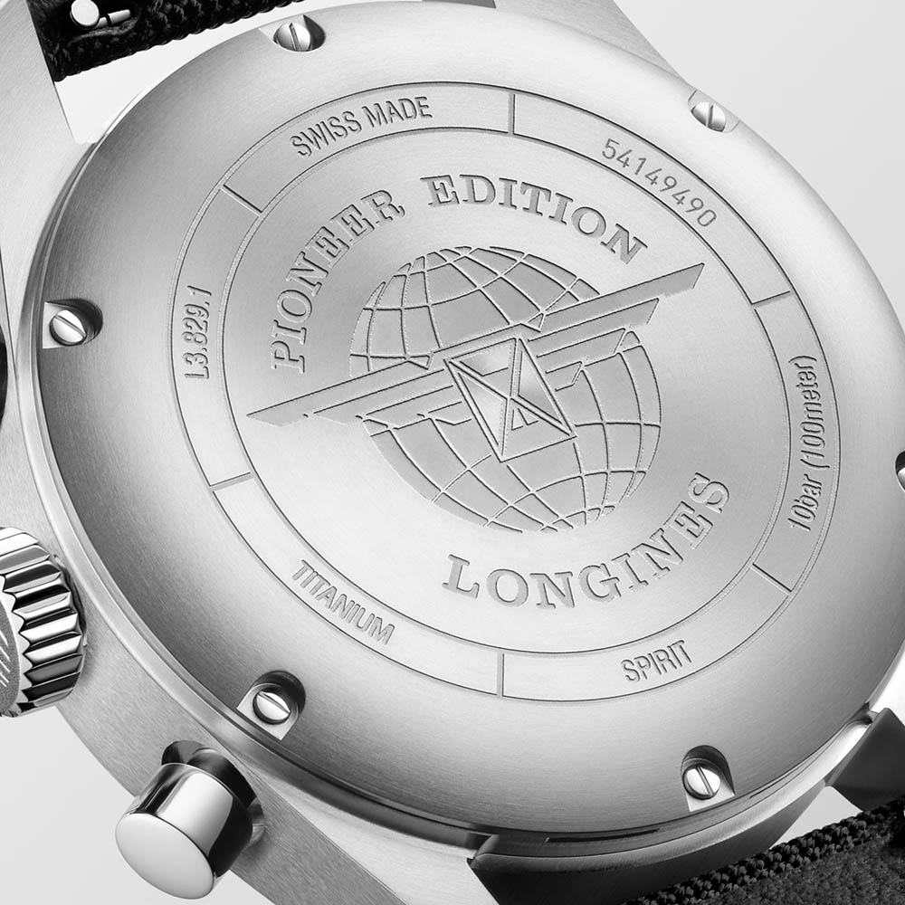 Longines 浪琴表SPIRIT先行者系列PIONEER EDITION鈦金屬計時腕錶L3.829.1.53.2 建議售價NT127900 3