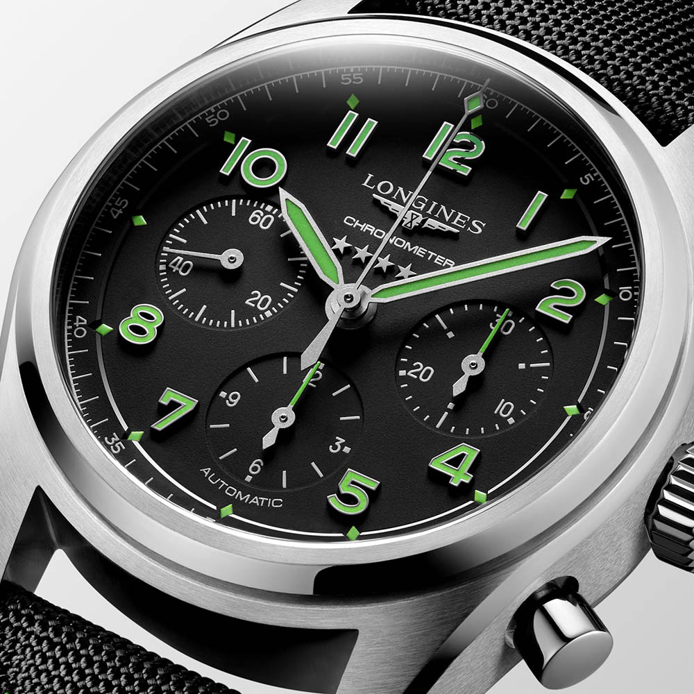 Longines 浪琴表SPIRIT先行者系列PIONEER EDITION鈦金屬計時腕錶L3.829.1.53.2 建議售價NT127900 4