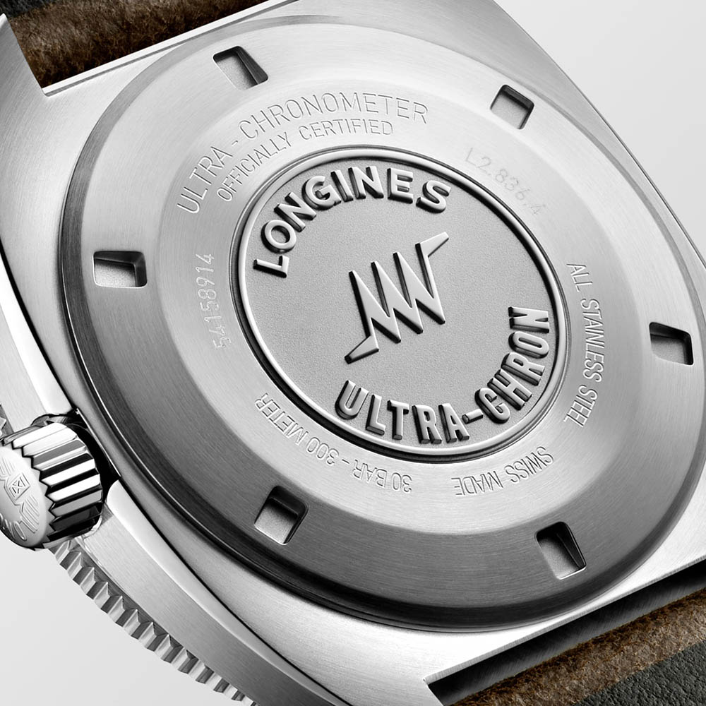 Longines 浪琴表Ultra Chron 超級天文台腕錶搭配皮革錶帶 4