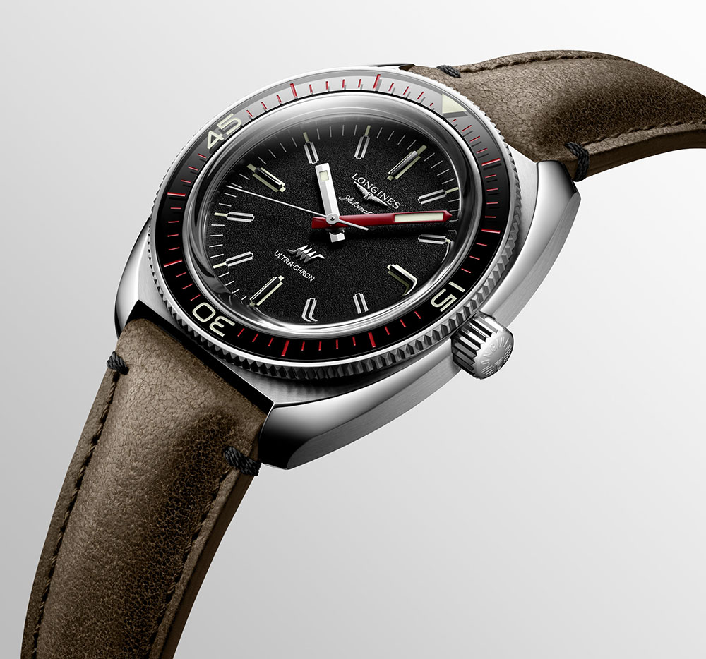 Longines 浪琴表Ultra Chron 超級天文台腕錶搭配皮革錶帶 7