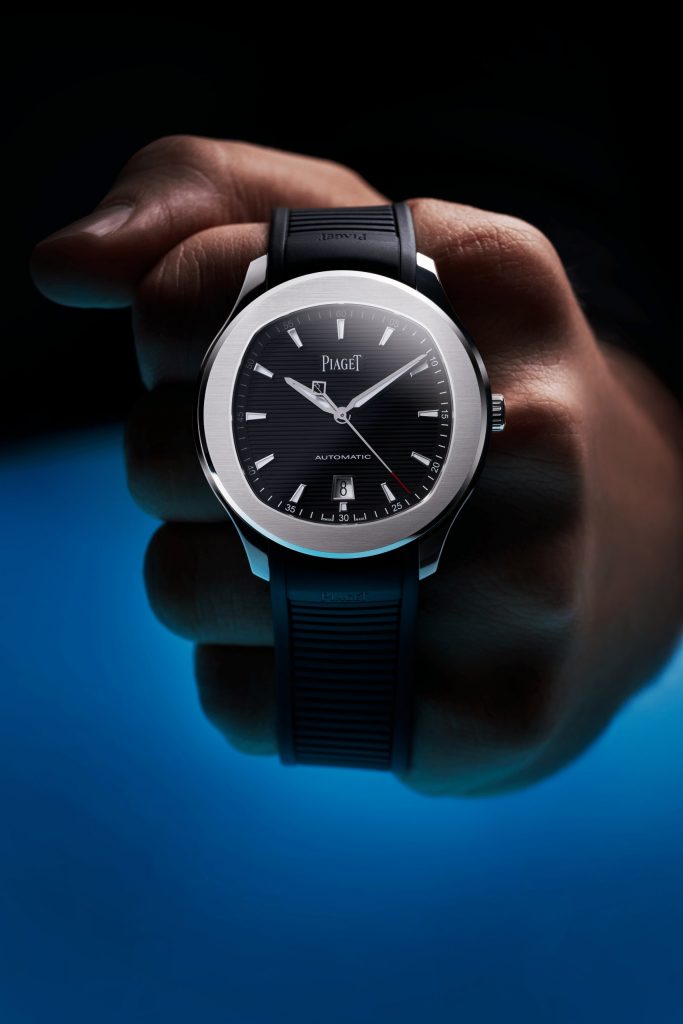 PIAGET Polo 系列夜黑色自動上鍊精鋼腕錶 G0A47014 情境圖1