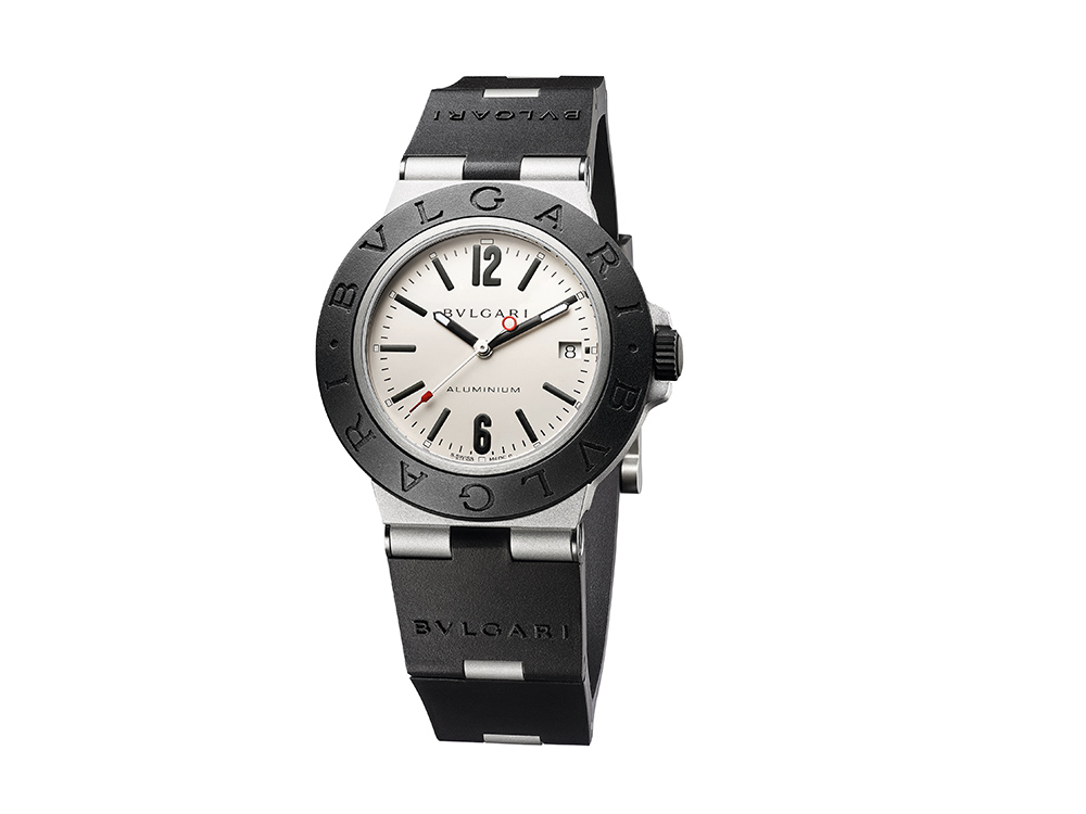 103382 BVLGARI ALUMINIUM系列自動上鍊鋁合金腕錶 參考售價：約新台幣92800元
