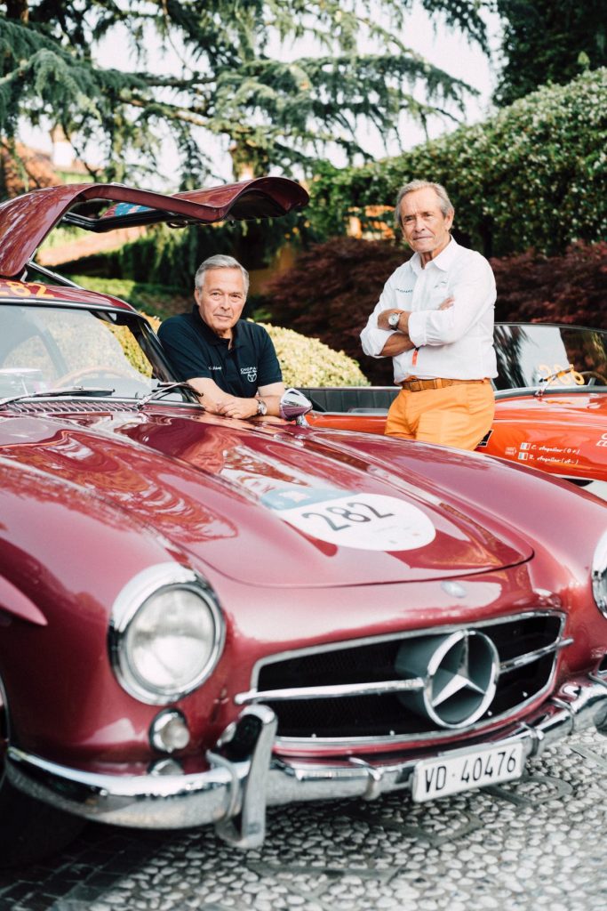 SKarl Friedrich Scheufele Jacky Ickx before depart