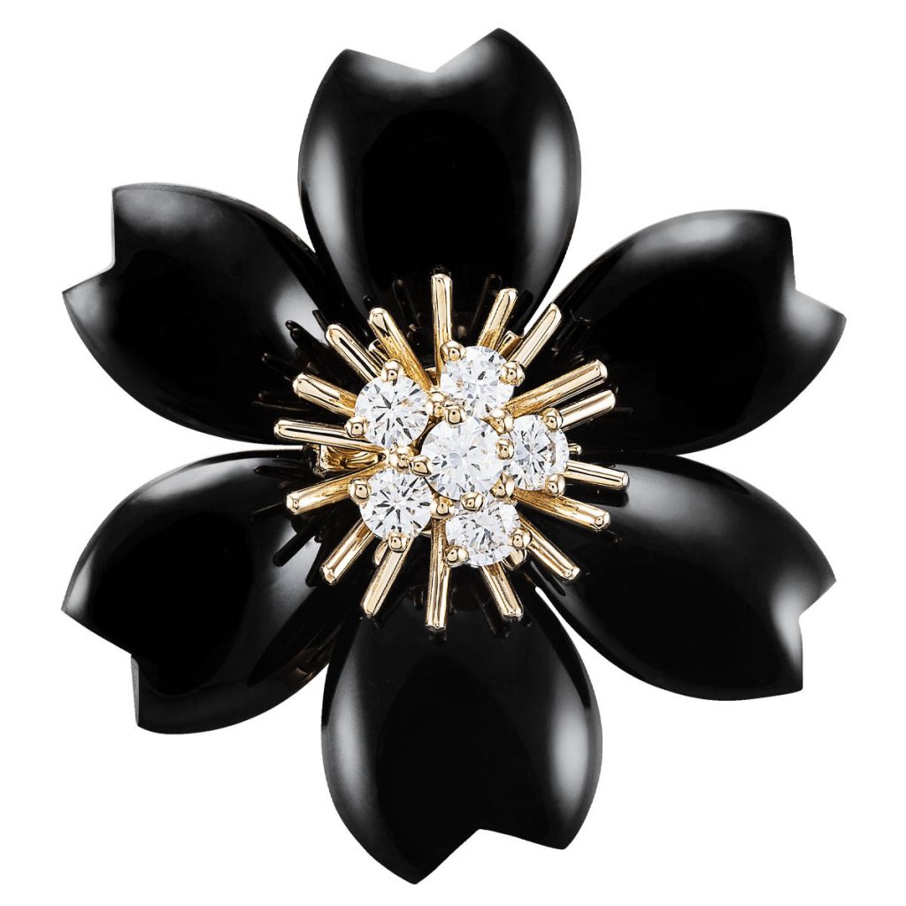 Van Cleef Arpels Rose de Noël吊墜胸針，小型款式