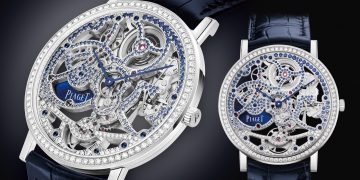 HS PIAGET Altiplano系列超薄自動上鍊藍寶石鑽石鏤空腕錶 G0A47127 單品圖2