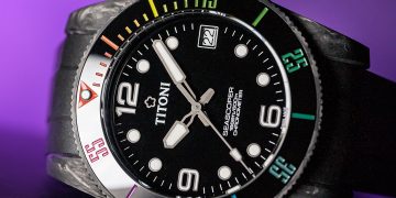 瑞士最高等級工藝，一層一層燒製上色的TITONI Seascoper CarbonTech時尚彩虹 1