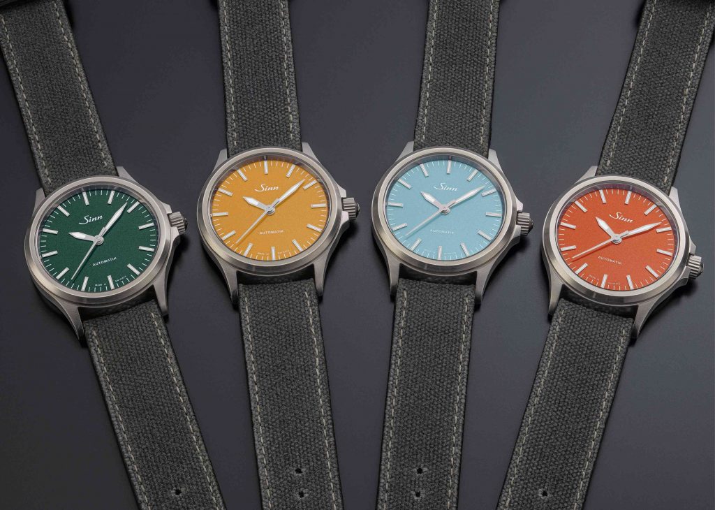 Sinn 556 亮彩寶石系列，分別以不同的寶石名稱命名呼應。