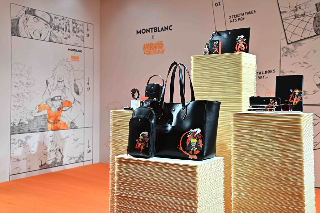 02.萬寶龍x火影忍者聯名系列發布會：商品展示
