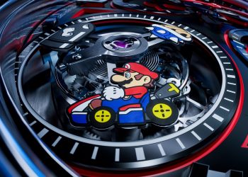 TAG Heuer X Mario Kart 瑪利歐賽車聯名限量陀飛輪計時腕錶 參考編號CAZ5080.FC6517 情境圖 2 1
