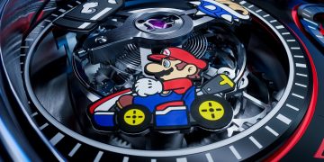 TAG Heuer X Mario Kart 瑪利歐賽車聯名限量陀飛輪計時腕錶 參考編號CAZ5080.FC6517 情境圖 2 1