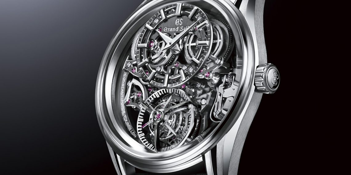 950鉑金與超高強度鈦金屬表面的完美和諧，證明Grand Seiko的手工鏡面研磨專業技術。