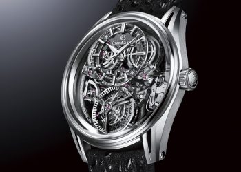 950鉑金與超高強度鈦金屬表面的完美和諧，證明Grand Seiko的手工鏡面研磨專業技術。