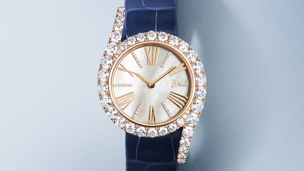 PIAGET Limelight Gala系列18K玫瑰金珍珠母貝鑽石珠寶腕錶，建議售價NT2080000 G0A47181 情境圖2