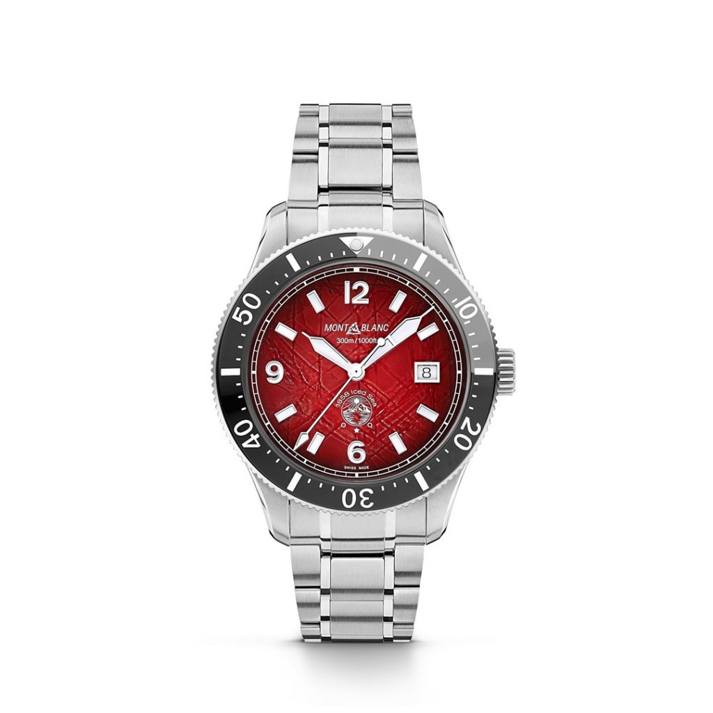 130752 MONTBLANC 1858系列Iced Sea Minya Konka限量款285 鋼帶，NT117200