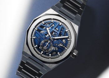 DEFY Skyline Skeleton Blue MT SL 4X5 03.9300.3620.78.I001