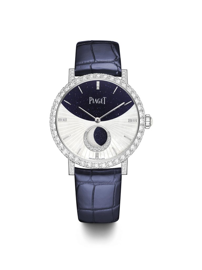 PIAGET Altiplano系列月相顯示18K白金高級珠寶腕錶，建議售價NT1730000 G0A47105 1
