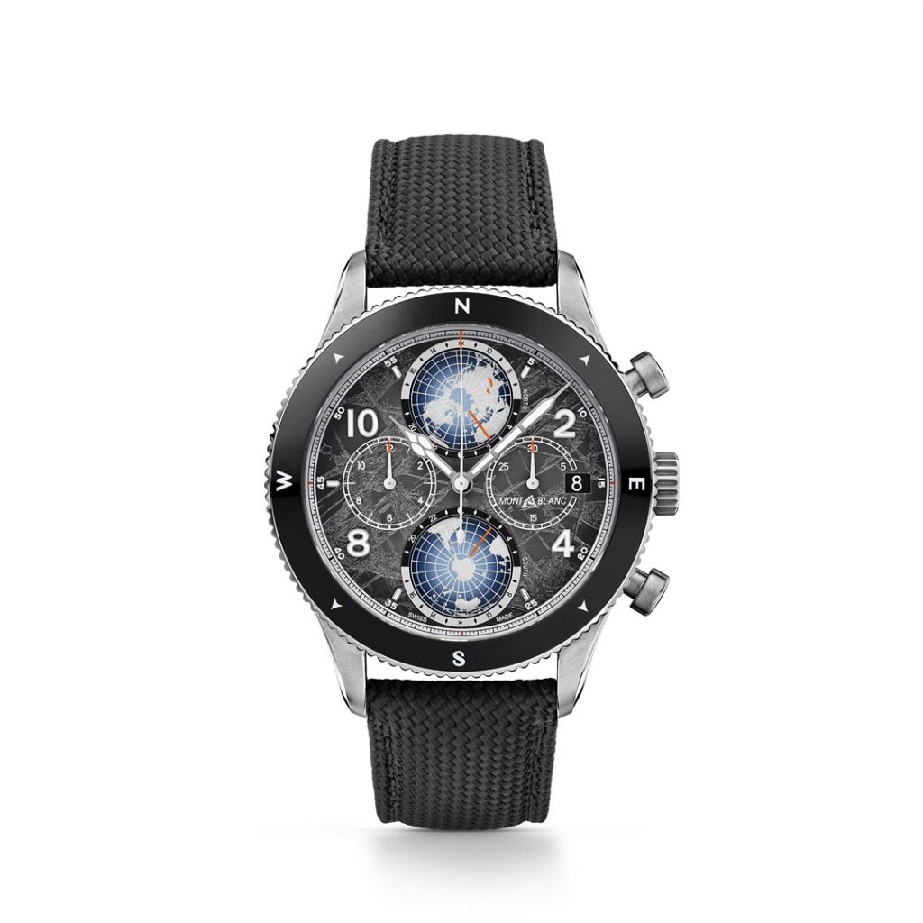 130811 MONTBLANC 1858系列Geosphere計時零氧腕錶The 8000限量款290，NT308100